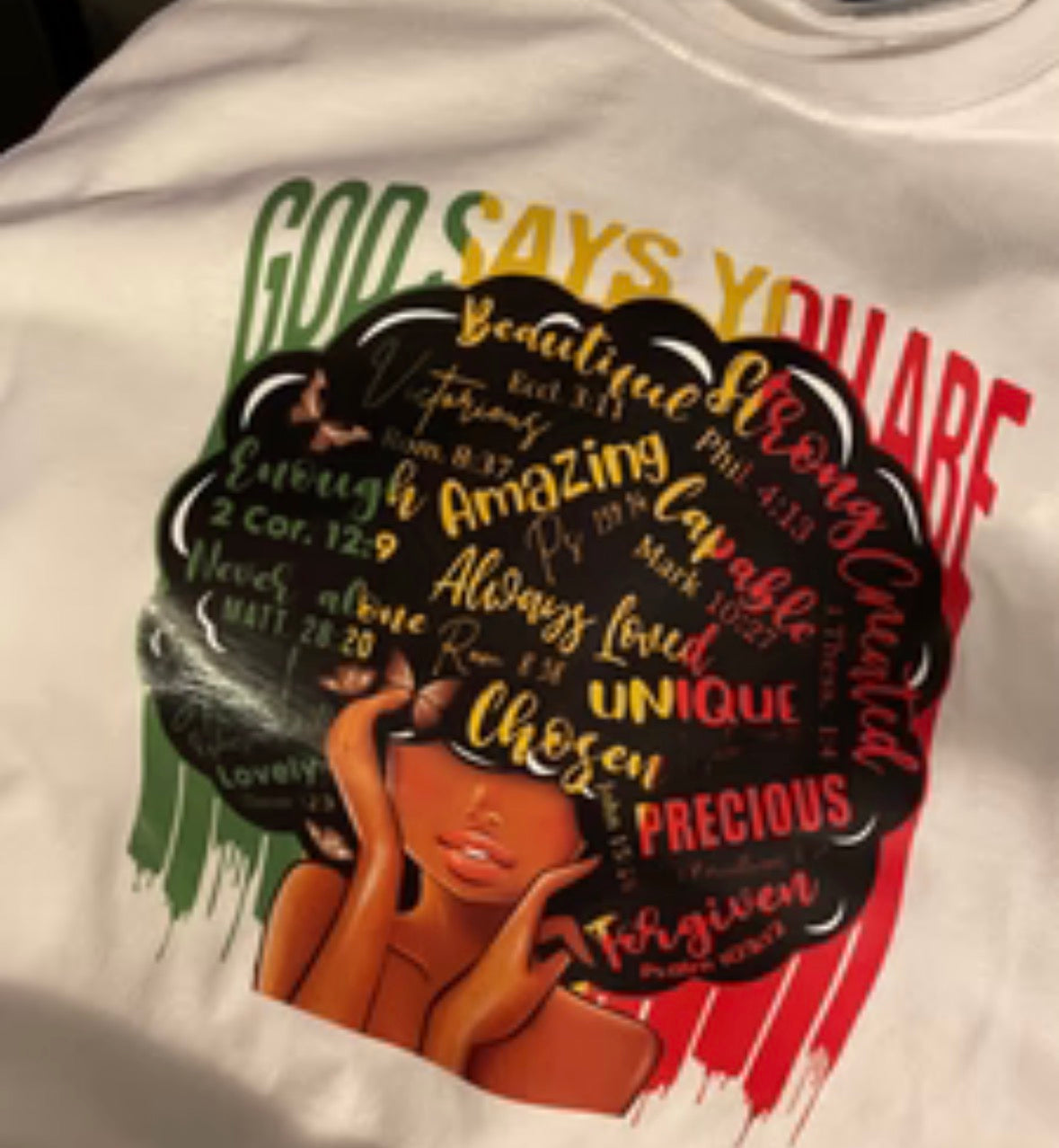 God Says graphic tee